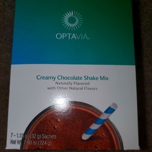 Optavia Creamy chocolate shake mix.
